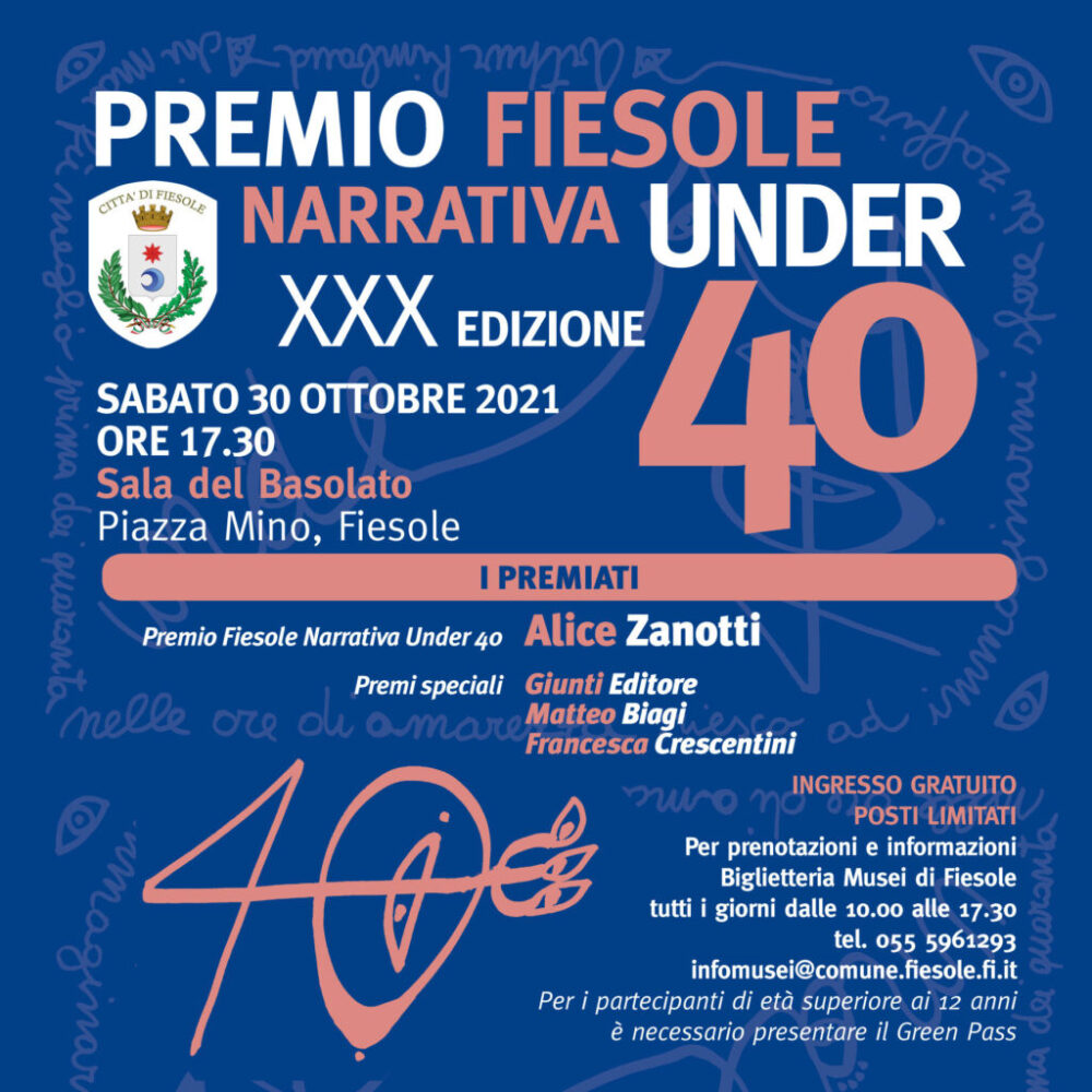 Premio Fiesole Narrativa under 40 - quadrato